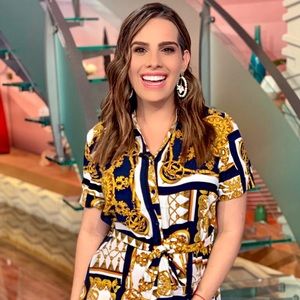 Medallion print dress